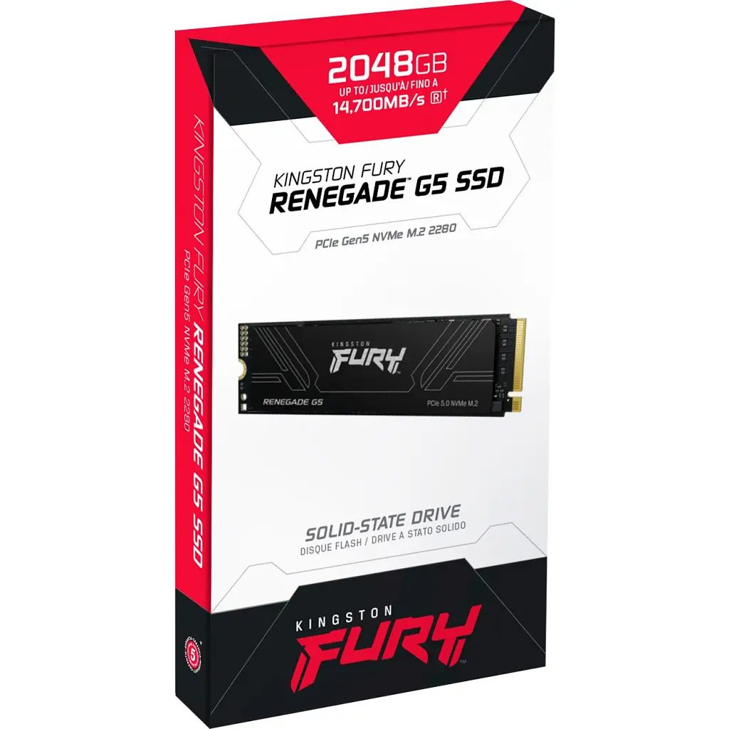 Накопичувач SSD M.2 2280 2TB FURY Renegade G5 Kingston (SFYR2S/2T0) - фото 4