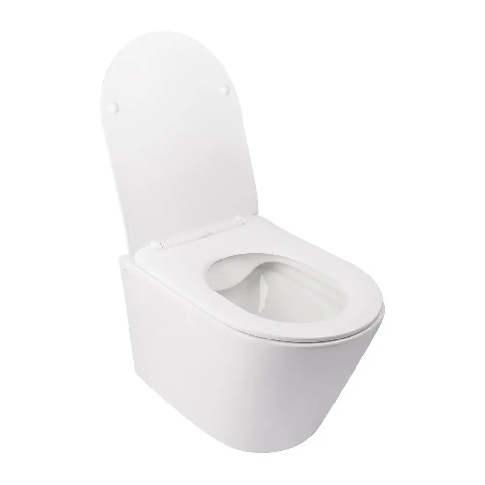 Набор: Qtap инсталляция 3 в 1 Nest QT0133M425 с панелью смыва квадратной QT0111M06028CRM + унитаз с сиденьем Swan QT16335178W - фото 4