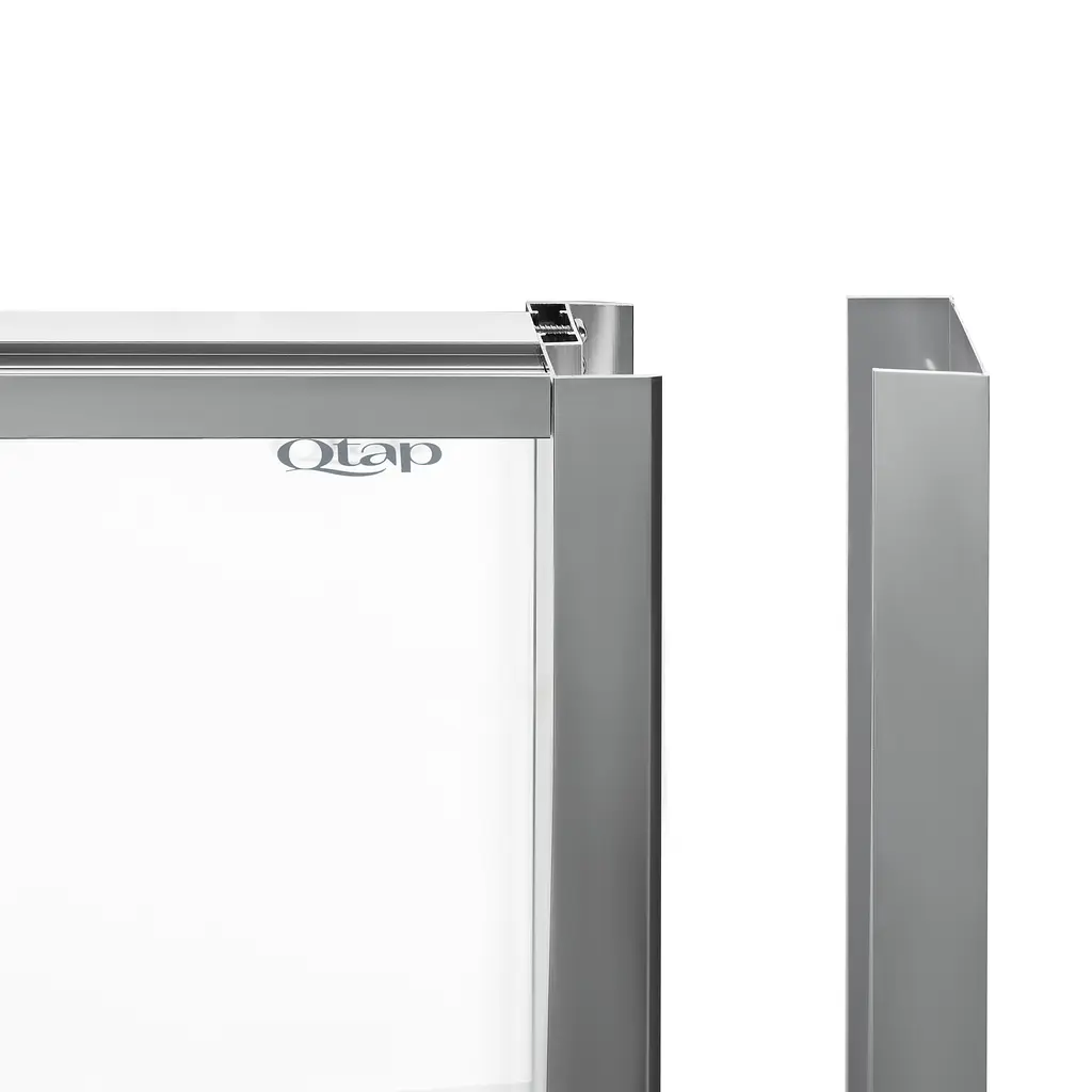Душова кабіна Qtap Scorpio CRM10115-AC6 100x100 см, скло Clear 6 мм, покриття CalcLess, без піддона, Універсальна, хром, без поддона - фото 3