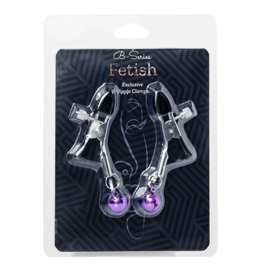 Затискачі для сосків Exclusive Nipple Clamps No.17 (сріблястий) - фото 4