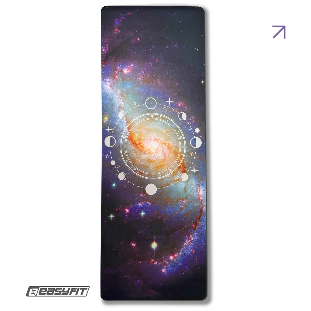 Килимок для йоги EasyFit Light VioletMoon (замша-каучук) (EF-1926-3)