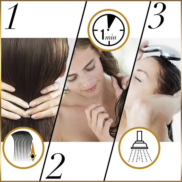 Засіб для догляду за волоссям Pantene Pro-V 1 Minute Поживний Коктейль, 3х15 мл - фото 4