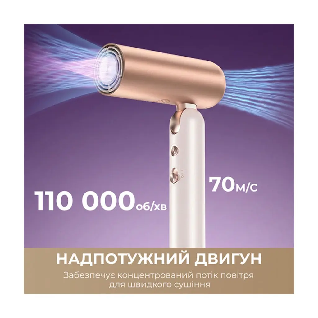 Фен Dreame Pocket Ultra AHD52 Rosy White (AHD52-RWH) - фото 9