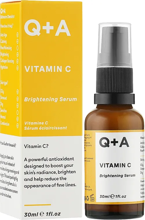 Освітлювальна сироватка для обличчя Q+A Vitamin C Brightening Serum 30 мл - фото 2