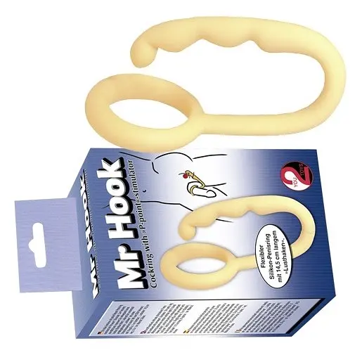 Ерекційне кільце з анальним хвостиком Mr.Hook Cockring Orion 502618 87342 - фото 3