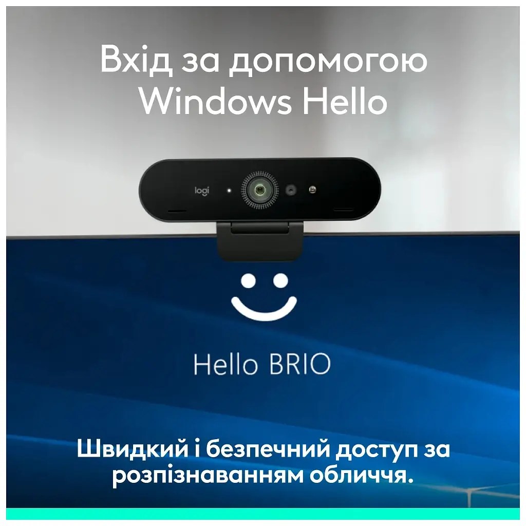 Веб-камера Logitech Brio 4K Ultra HD for Business Graphite (960-001746) - фото 12