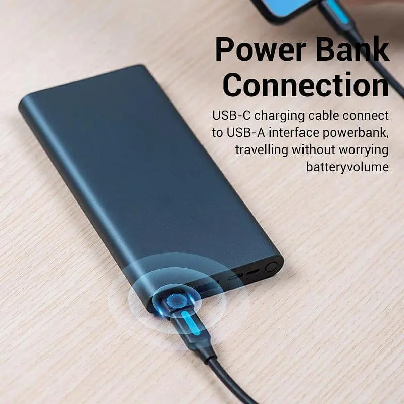Перехідник Vention USB 2.0 Male to USB-C Female Adapter Black PVC Type (CDWB0) - фото 5