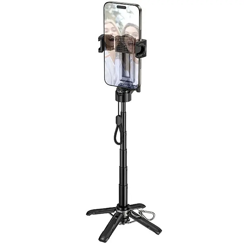 Монопод для селфі Hoco K27 Magic portable mini Black - фото 2
