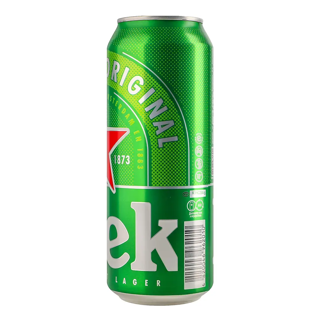 Пиво світле Heineken Original фільтроване пастеризоване 5% 0.5 л з/б - фото 4