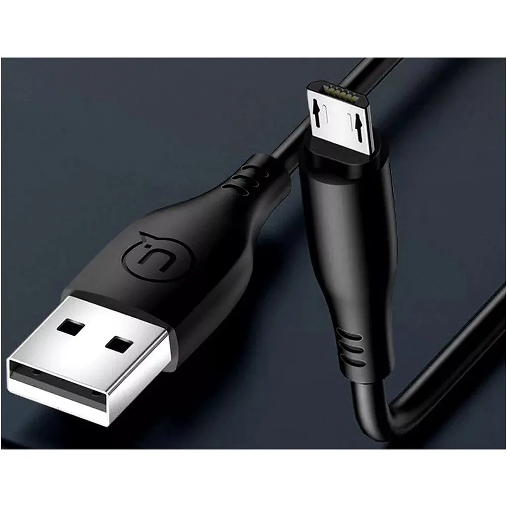 Кабель Usams U18 Round USB-A to Micro-USB 2A Black [66985] - фото 4