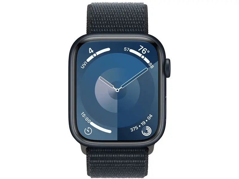 Смарт-годинник Apple Watch Series 9 GPS 45mm Midnight Aluminum Case w. Midnight S. Loop (MR9C3) - фото 2
