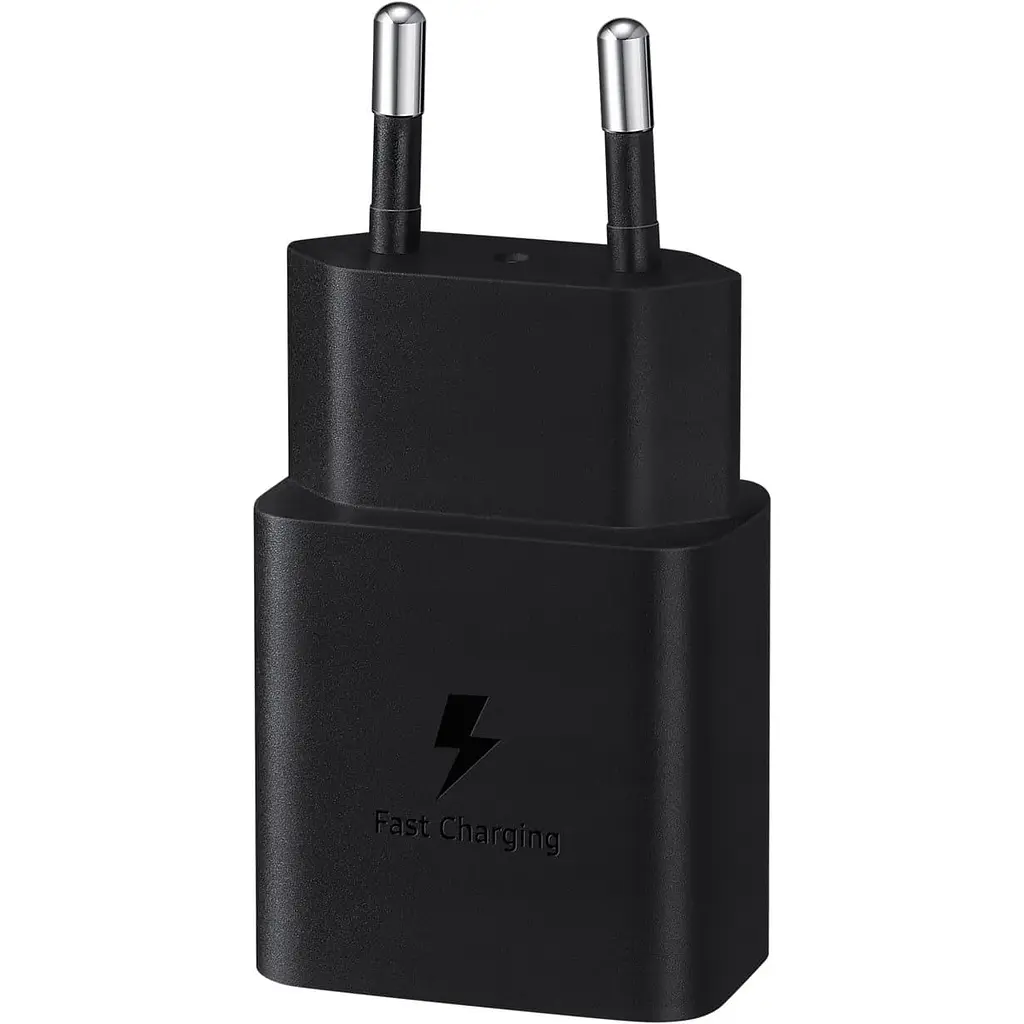 Зарядний пристрій Samsung 15Вт USB-С, чорний (EP-T1510NBEGEU) - фото 2