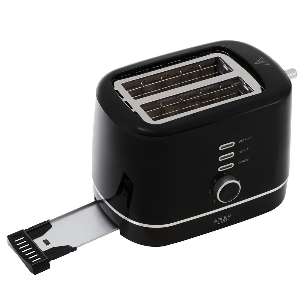 Тостер Adler AD 3224 black - фото 3