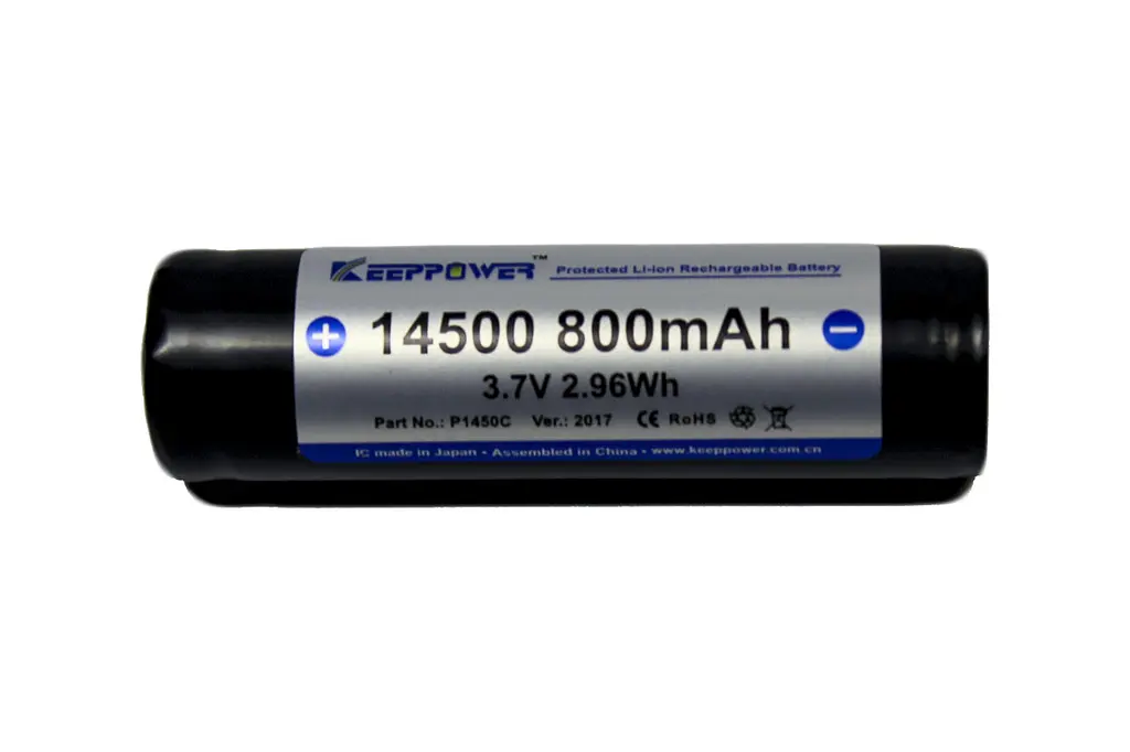 Акумулятор Keeppower 14500 800mAh з захистом - фото 2