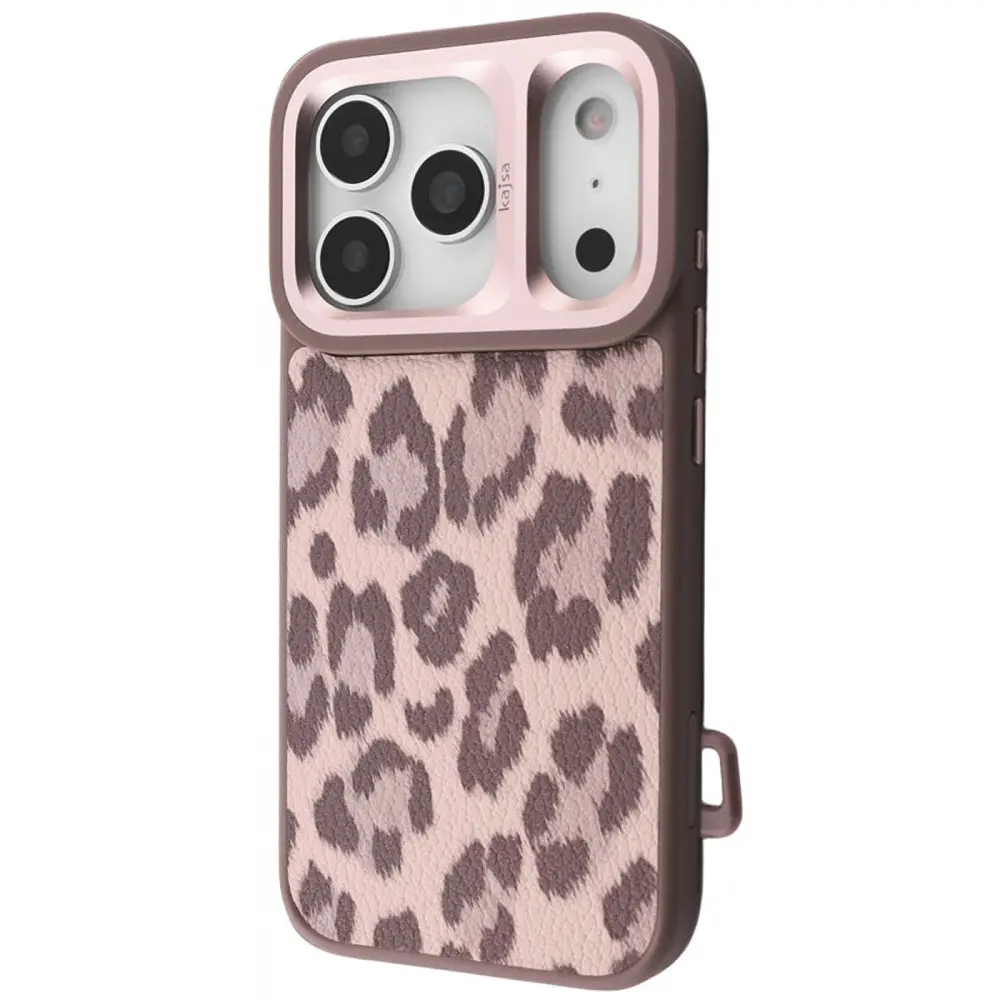 Чохол Kajsa Leopard Pattern with Magnetic Ring iPhone 17 Pro в асортименті - фото 3