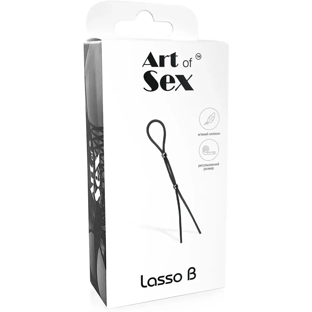 Эрекционное кольцо Art of Sex - Lasso B, регулируемая тугость - фото 3