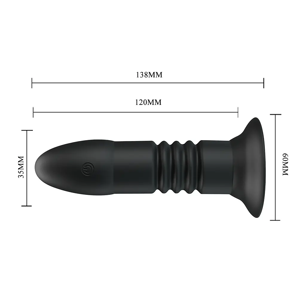 Анальна пробка - Mr.Play Remote Control Vibrating Anal Plug - фото 7