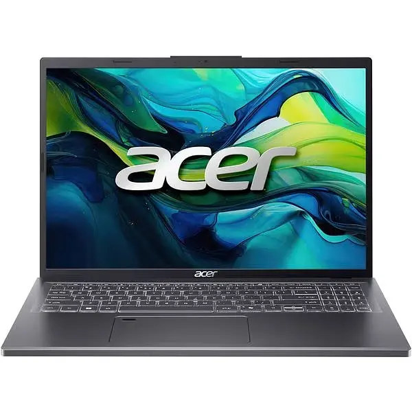 Ноутбук Acer Acer Aspire 16 A16-51GM-57E1, Intel Core 5 120u Pana La 5ghz, 16" Wuxga, 16gb, SSD 512gb, Nvidia Geforce Rtx 2050 4gb, DOS, Steel серый - фото 3