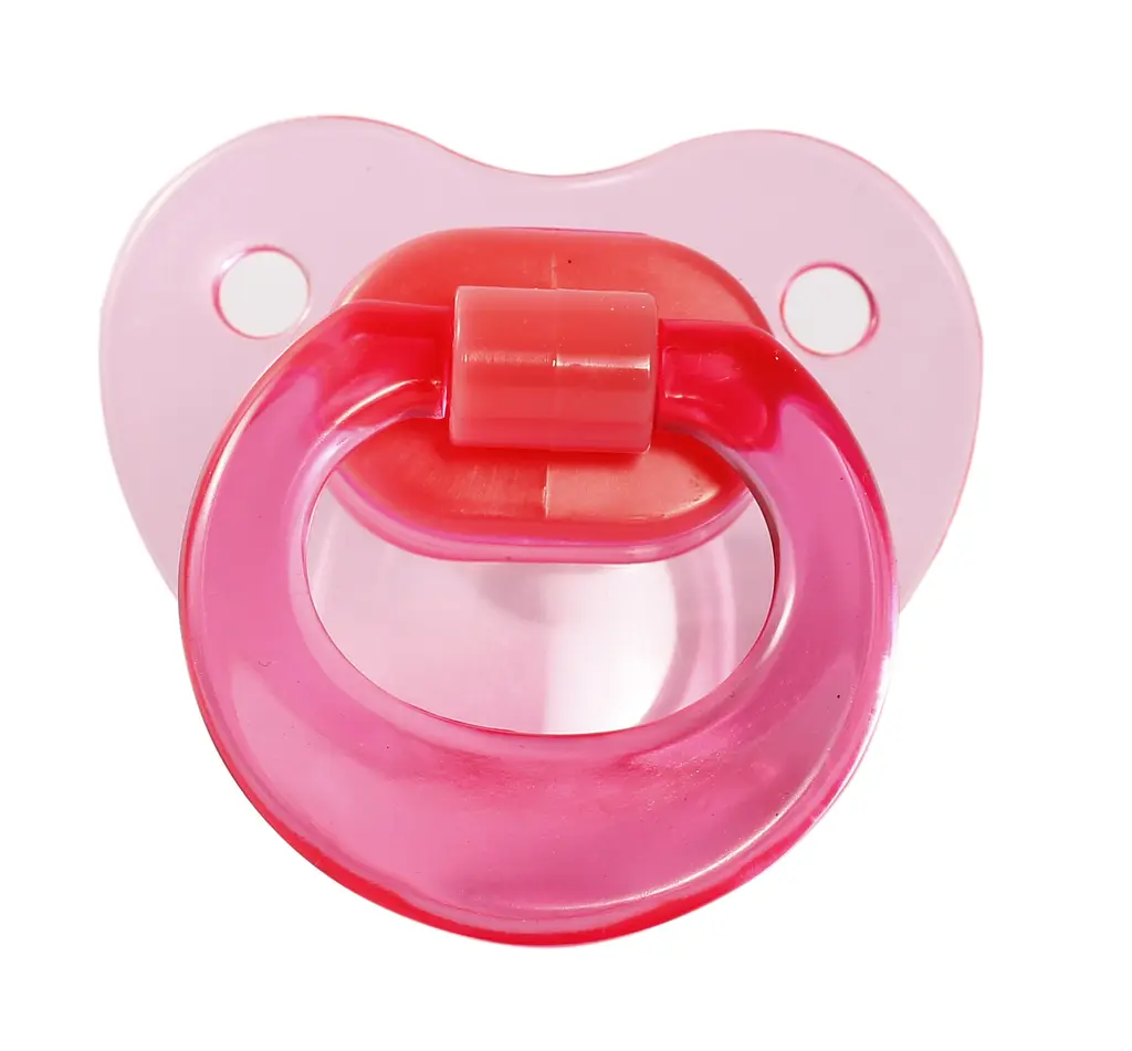 Пустышка силиконовая Курносики, круглая, 6-12 мес., розовый (7038/6+ рож) - фото 2