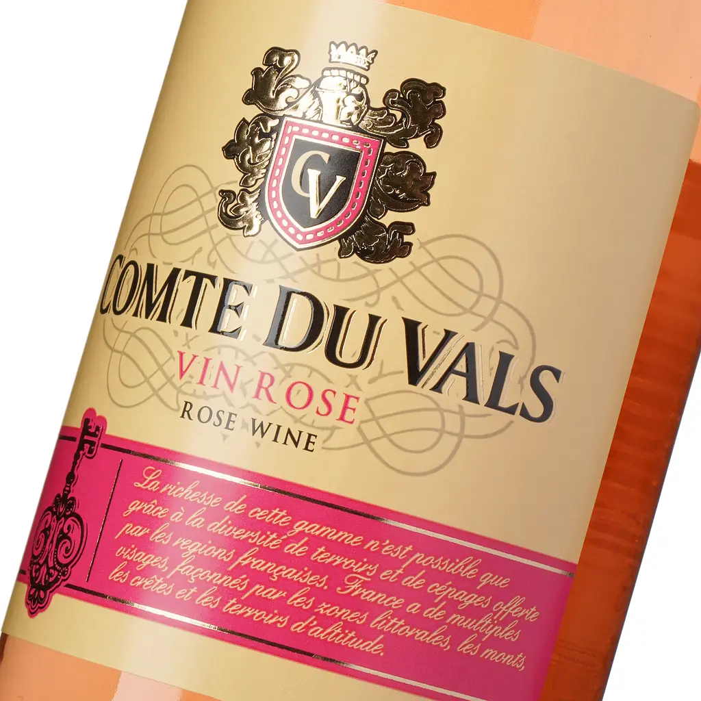 Вино Comte du Vals Rose рожеве сухе 0.75 л - фото 5