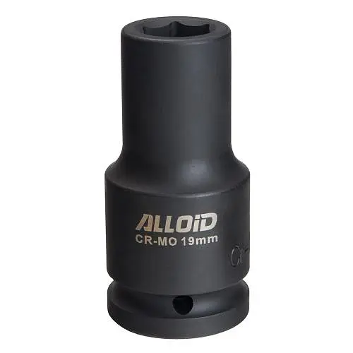 Торцева головка ударна глибока 3/4"DR, 19 мм. Alloid. GUG-71119