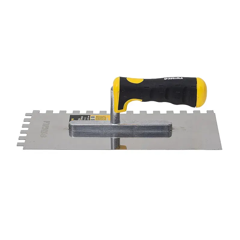 Затирка Sigma нержавіюча штукатурна Profi 280x130мм із зубом 10x10мм (8327541) (8327541) - фото 3