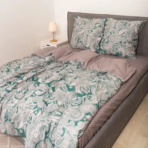 Постільна білизна двоспальне Viluta Сатин Twill 654-2 210х175 см - фото 7