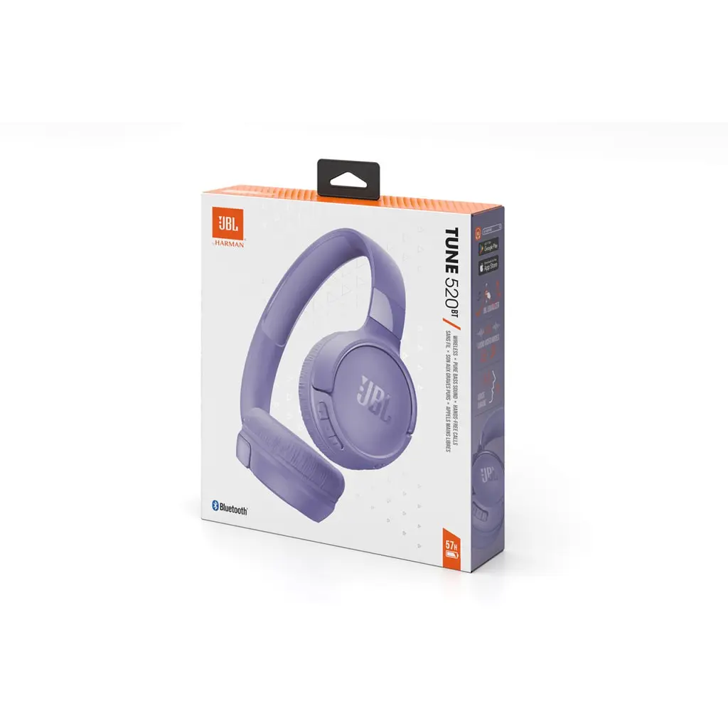 Навушники JBL Tune 520BT Purple (JBLT520BTPUREU) - фото 12
