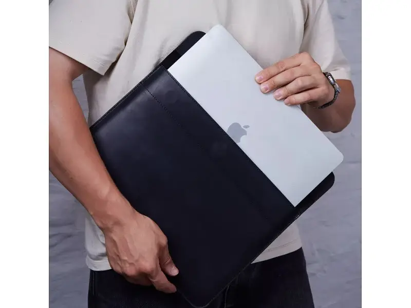 Чохол для ноутбука InCarne Klouz MacBook Air 13 2018-2025 (вінтажний) чорний (klouz-black-vintage-air-13) - фото 6