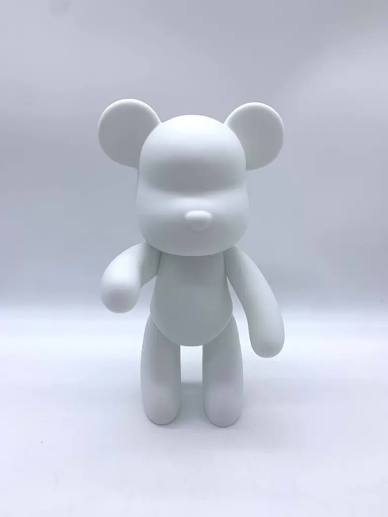 Флюїдне ведмежатко fluid bear bearbrick, 23 см, з фарбами YELLOW - фото 5