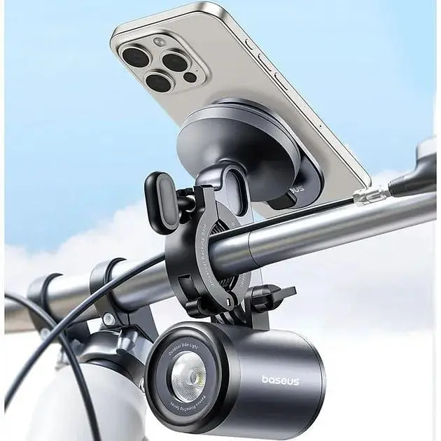 Тримач для велосипеда та мото з ліхтарем Baseus PrimeTrip Series Dual-Color Bike Light 2-in-1 C12569000121-00 - фото 6