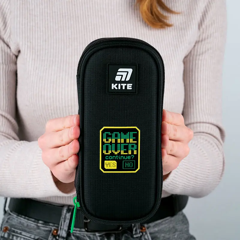 Пенал Kite Game Over зелений (K25-662-6) - фото 7