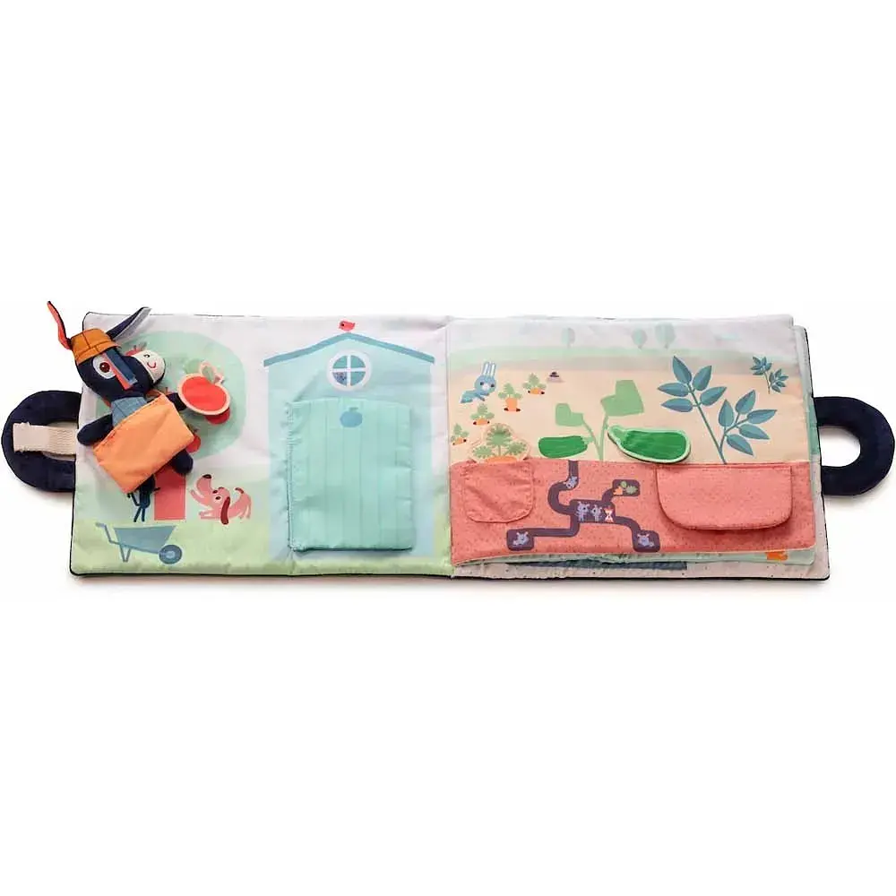 Розвиваюча м'яка книга Lilliputiens Віслюк Ігнасій на фермі (83415) - фото 7