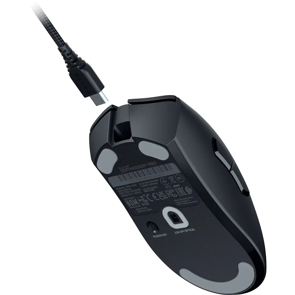 Мишка Razer DeathAdder V3 PRO Wireless & Mouse Dock Black (RZ01-04630300-R3WL) - фото 3