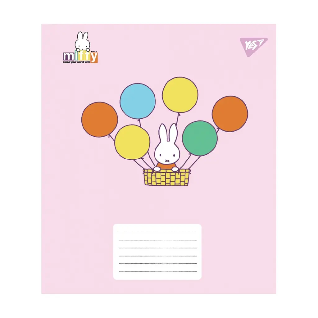 Зошит Yes Miffy Playfull А5 18 аркушів лінія (767635), в асортименті - фото 4