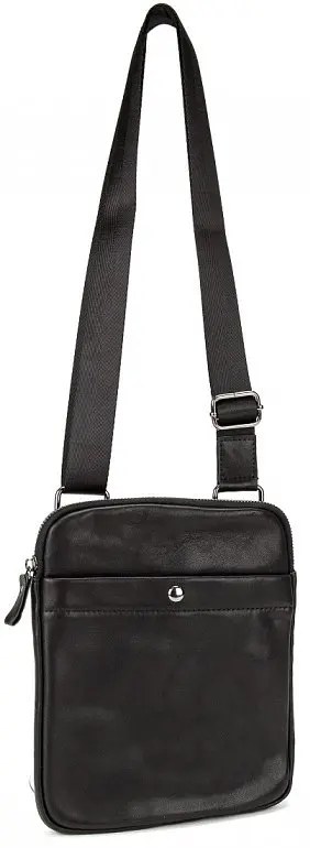 Мужская сумка-мессенджер черная TIDING BAG sum0028773 - фото 3