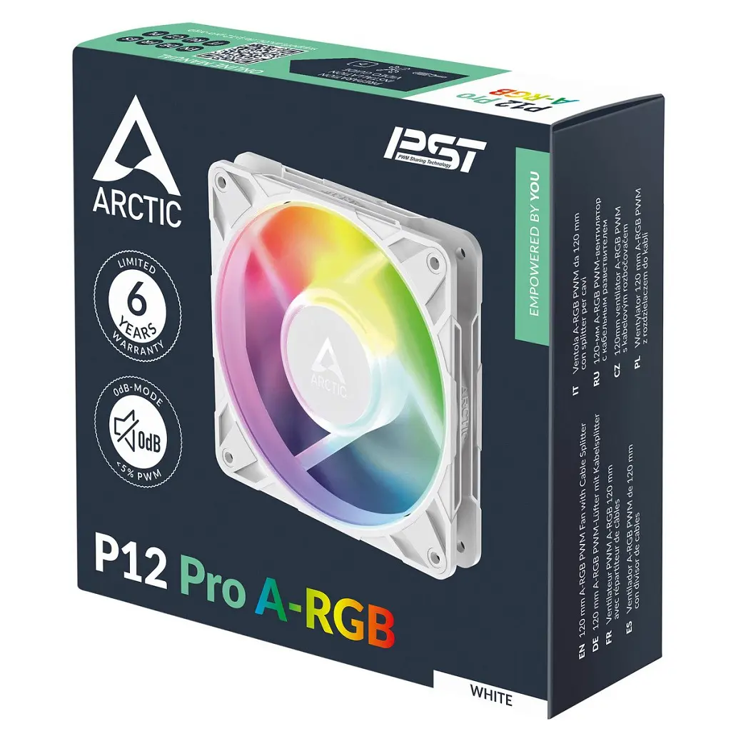 Кулер до корпусу Arctic P12 PRO A-RGB WHT (ACFAN00311A) - фото 9