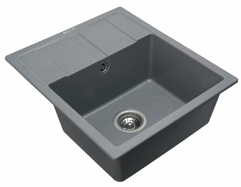 Кухонна мийка Platinum 5851 ARIA матова Сірий мусон (SP000033274) - фото 2
