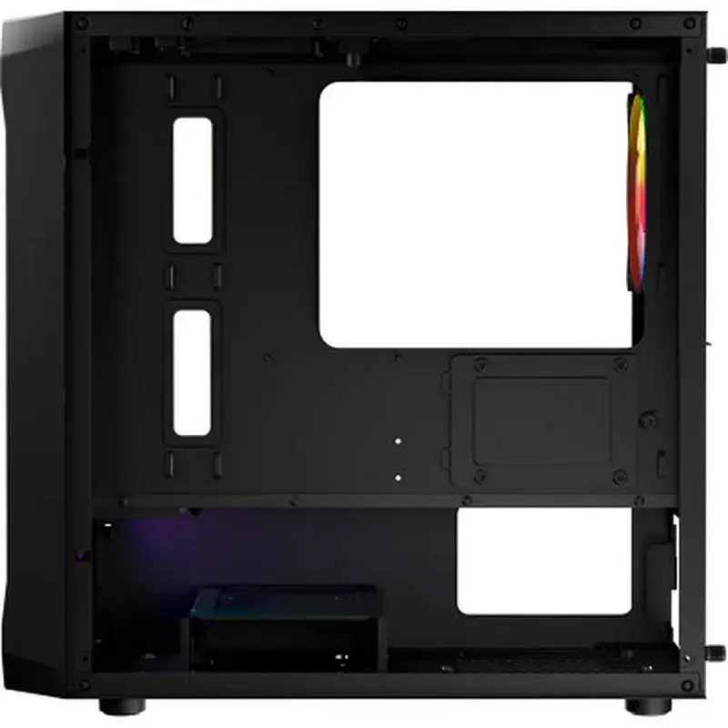 Корпус для ПК Logic concept PORTOS MESH+GLASS ARGB fans 3x120mm BLACK (AM-PORTOS-10-0000000-0002) - фото 6