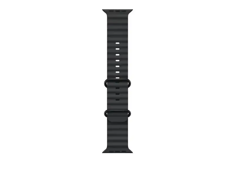 Ремінець Apple Ocean Band Black - Black Titanium Finish для Watch 44/45/46/49mm (MYPD3) - фото 3