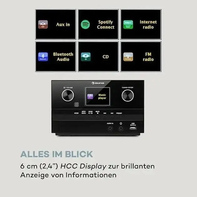 Стереосистема интернет-радио Auna Connect (10034039) - фото 8