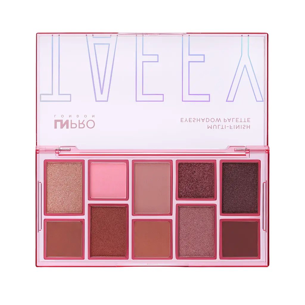 Набор теней для век LN Professional Multi-Finish Eyeshadow Palette, тон 404, 10 г - фото 2