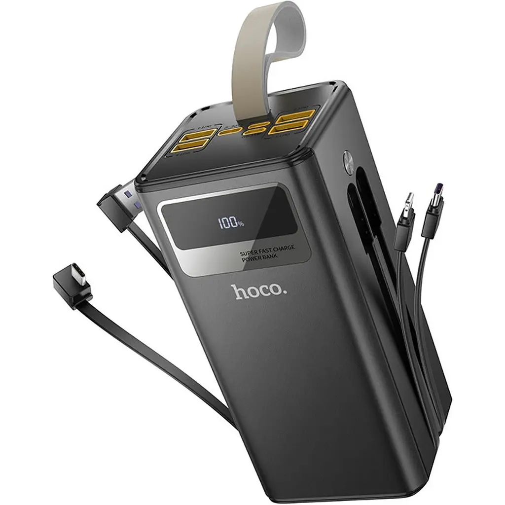 Внешний аккумулятор Hoco DB58B Plentiful 50000mAh 22.5W Black [161897] - фото 2