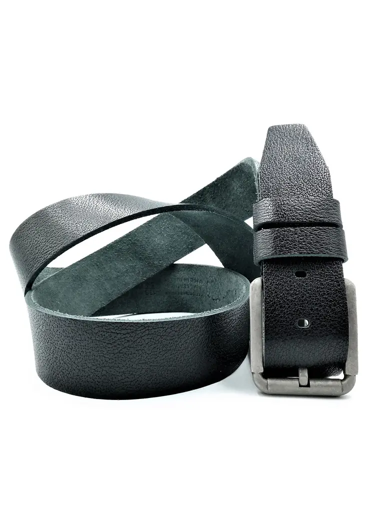 Чоловічий шкіряний ремінь 4 х 110-130 см Weatro Чорний tur-mkr-40k-008 (tur-mkr-40k-008) - фото 3