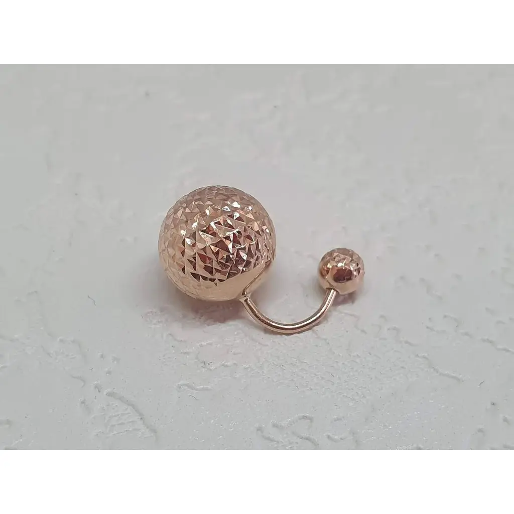 Золотая серьга-пирсинг Favoritum. 310129_12_А - фото 2