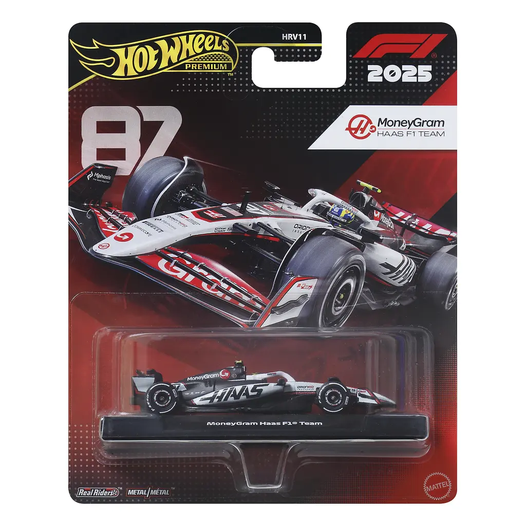 Колекційна машинка Hot Wheels Formula 1 Haas Oliver Bearman №87, 1:64 (JKD90) - фото 6