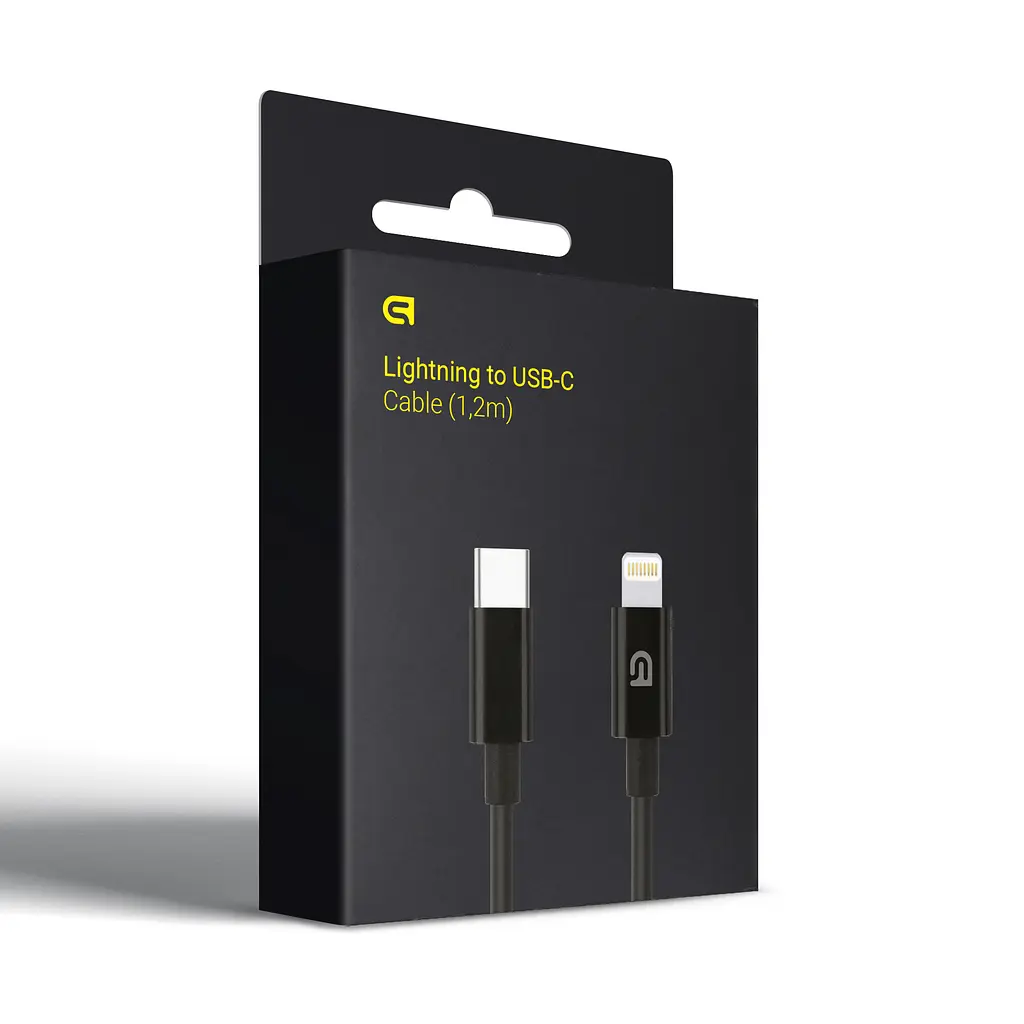 Кабель ArmorStandart AMQGJ2BL Lightning to USB-C Cable 1.2m black (ARM64374) - фото 5