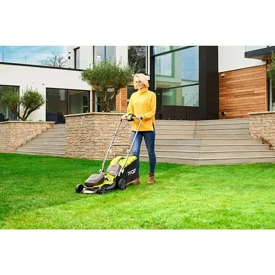 Газонокосарка Ryobi ONE+ Hybrid RY18LMH37A-250 гібридна АКБ+мережа - фото 2
