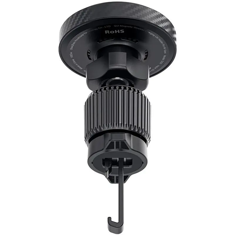 Автодержатель с зарядным устройством Acefast D33 Qi2 Magnetic Wireless Charging 15W Black - фото 5