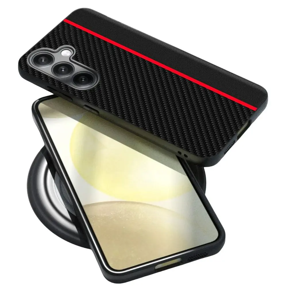 Чохол накладка Primolux CFC для Samsung Galaxy S24 Plus (SMS926) Black&Red - фото 4
